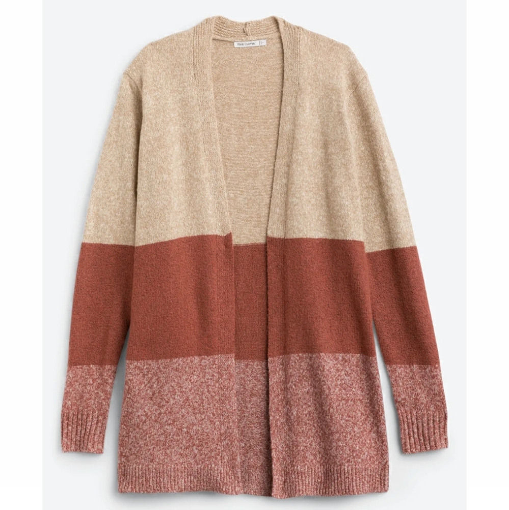 PINK CLOVER Gemma ColorBlock Long Sleeve Cardigan Stitch Fix